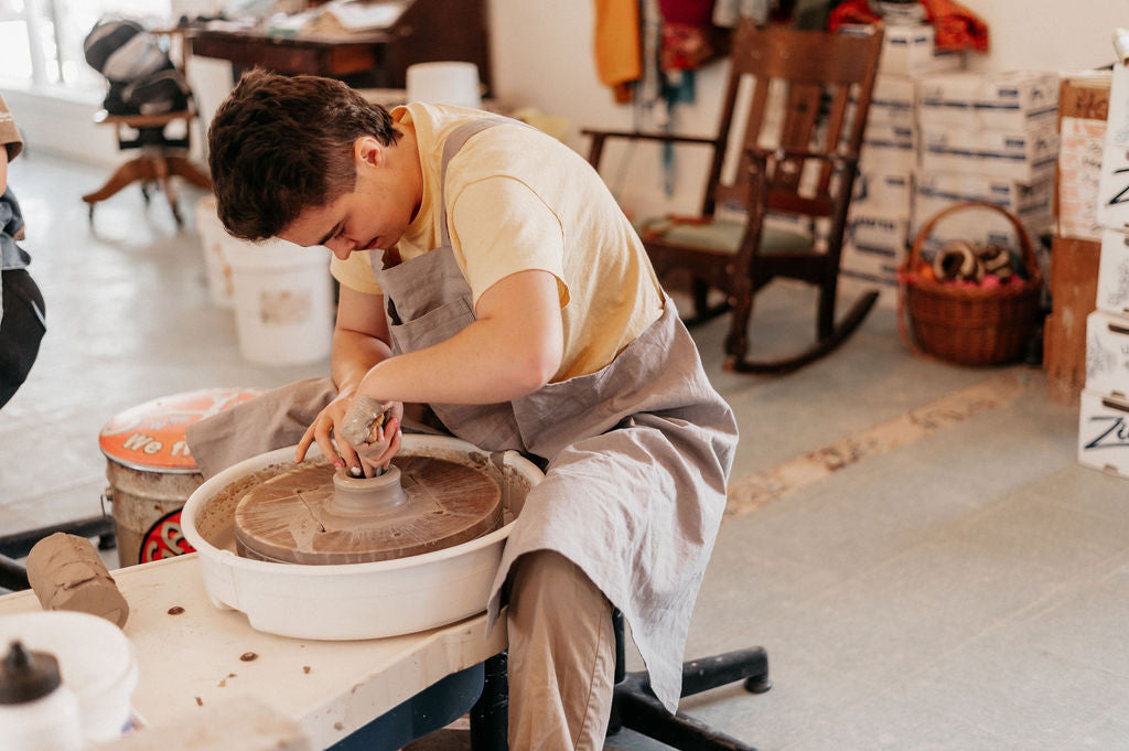 Split Leg Pottery Apron