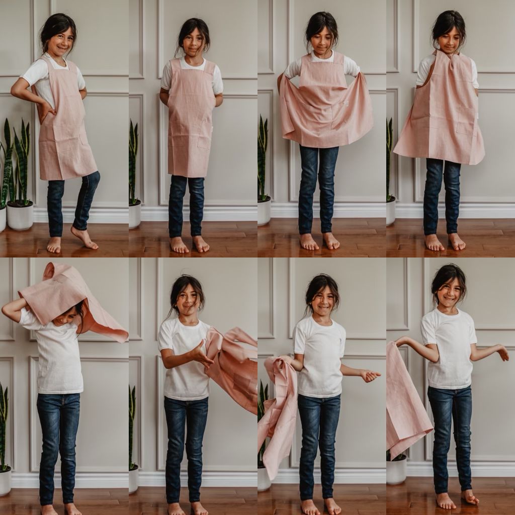 Getting Apron How to wear your Apron – Bluebird Aprons